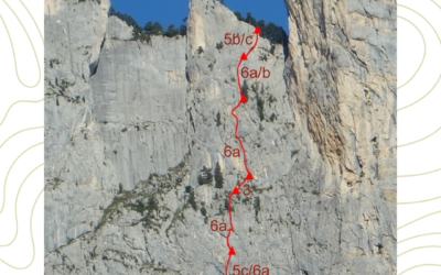 La Flemme Olympique – nouvelle grande voie au Rocher du midi