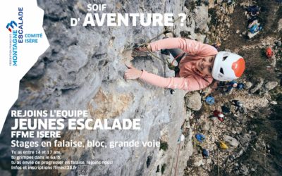 L’équipe Jeunes Escalade recrute !