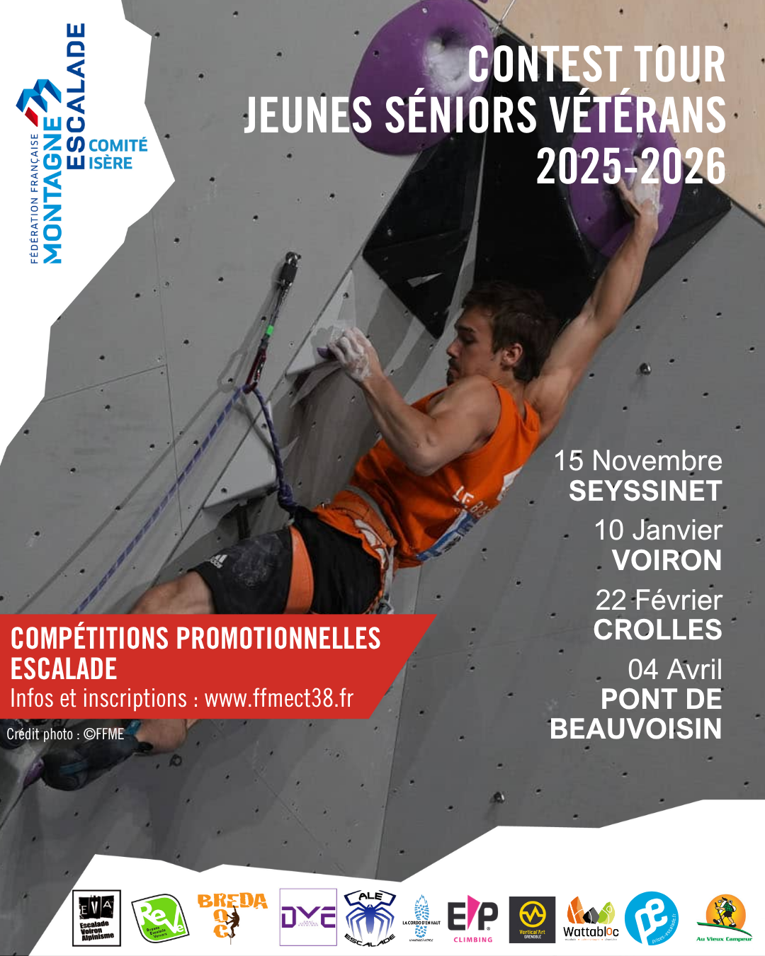 contest jeunes senior vétérans 2025-2026 FFME CT 38