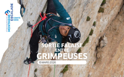 Sortie falaise entre grimpeuses