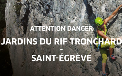 Attention danger – jardins du Rif Tronchard – SAint Egreve