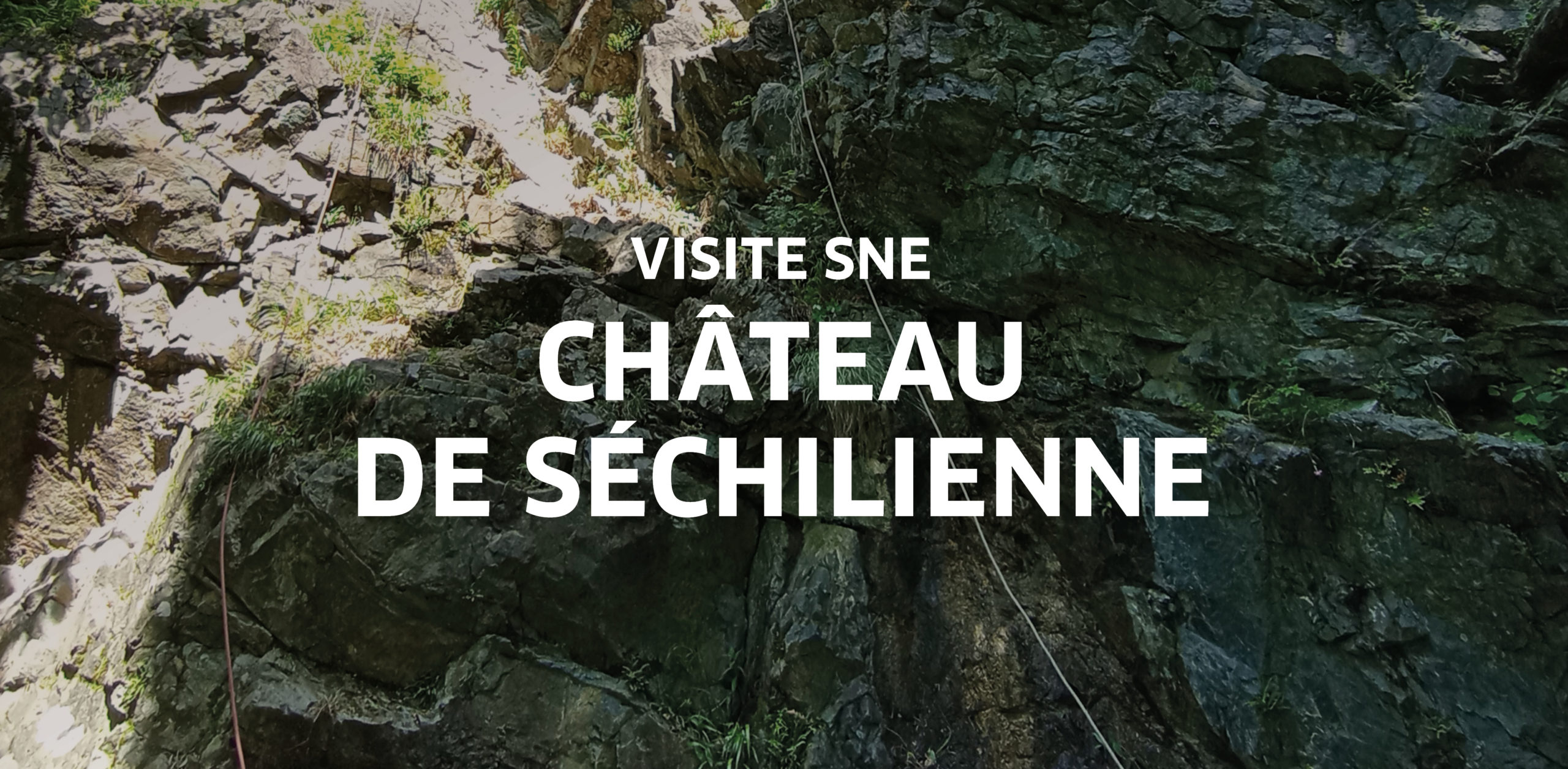 Viste du site naturel d'escalade du château de Séchilienne