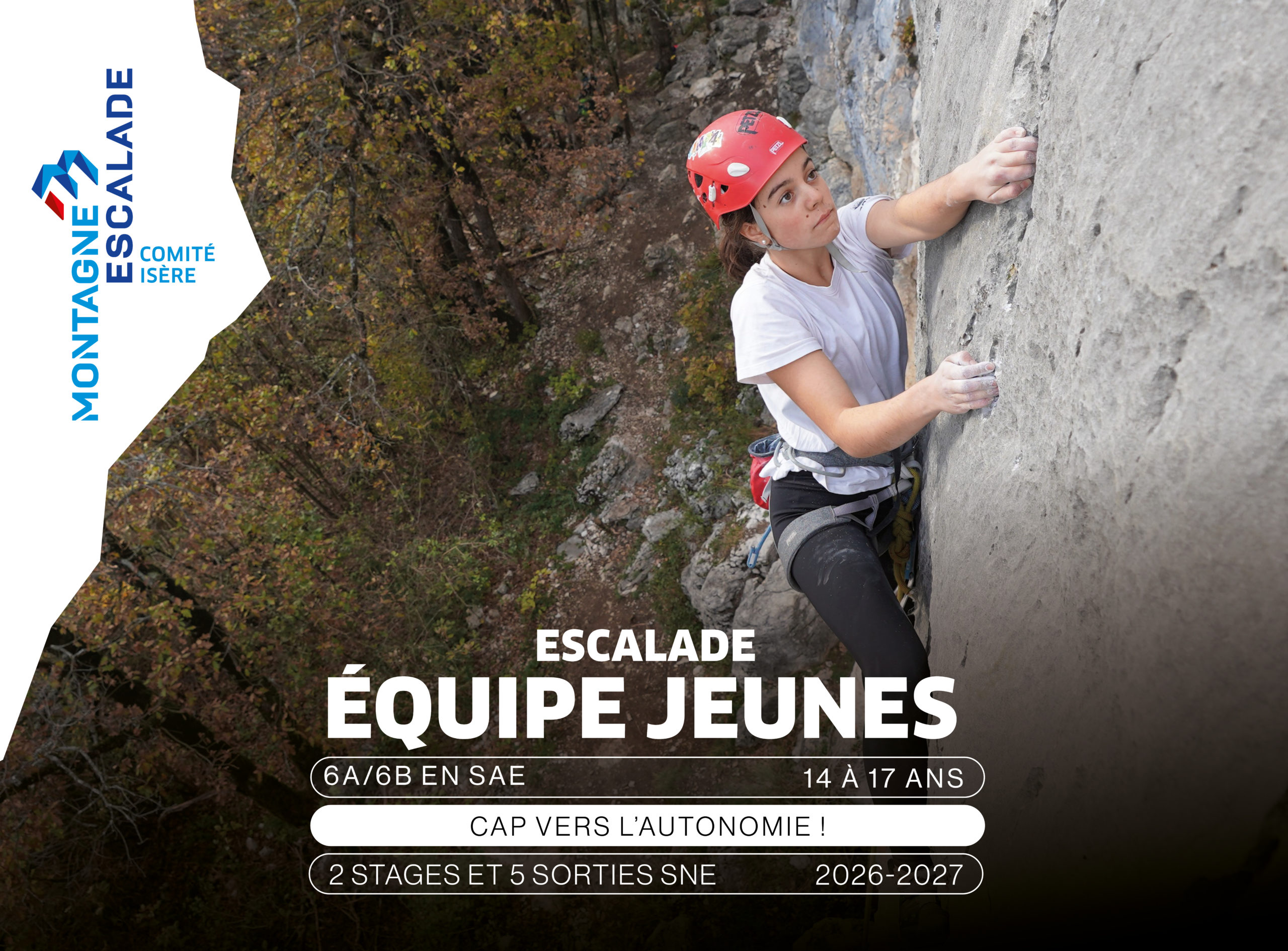 Affiche-FFME-ISERE-equipe-jeune-26273 équipe jeune escalade 2026-2027 isère équipe départementale