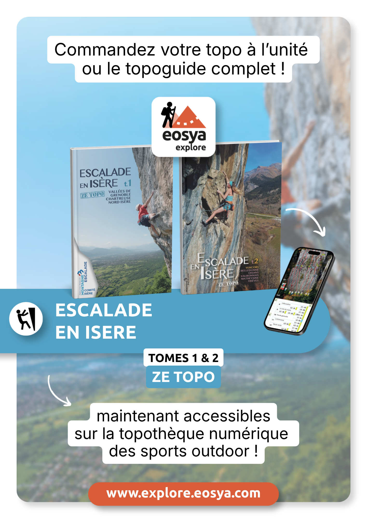Ze Topo Escalade en Isère sur Eosya