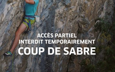 Coup de sabre – accès partiel interdit temporairement