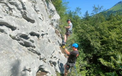 Inauguration du site d&rsquo;escalade FAUGE 2
