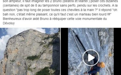 Rééquipement de « Balade d’un bienheureux et d’un sauvage » aux Gillardes